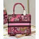 Replica Christian Dior Small Dior Book Tote Bag Peachblow