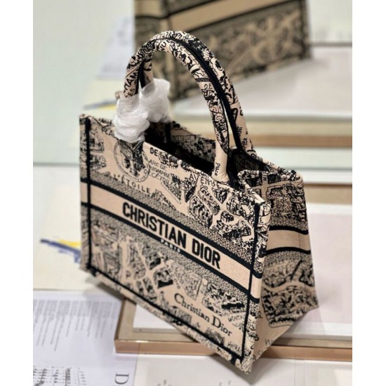 Replica Christian Dior Small Dior Book Tote Bag Apricot Fake Christian Dior Small Dior Book Tote Bag Apricot Replica