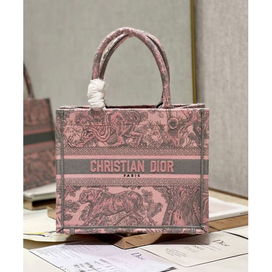 Fake Christian Dior Small Dior Book Tote Bag Pink Replica Fake Christian Dior Small Dior Book Tote Bag Pink Replica