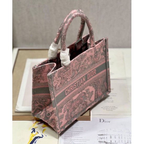 Fake Christian Dior Small Dior Book Tote Bag Pink Replica Fake Christian Dior Small Dior Book Tote Bag Pink Replica