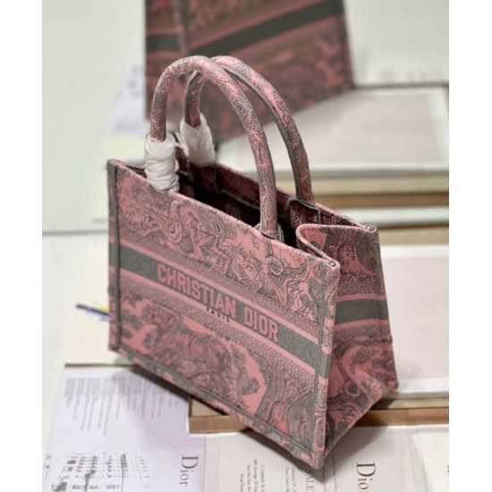 Fake Christian Dior Small Dior Book Tote Bag Pink Replica Fake Christian Dior Small Dior Book Tote Bag Pink Replica