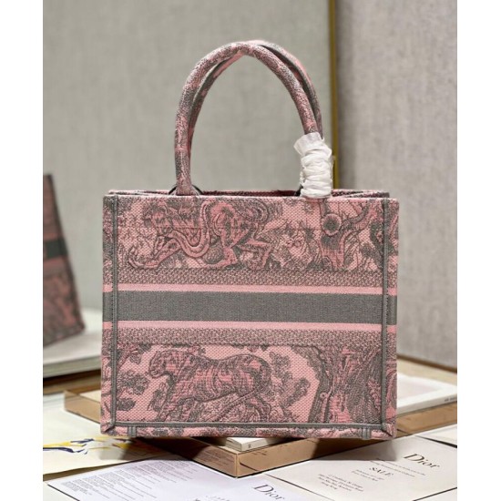 Fake Christian Dior Small Dior Book Tote Bag Pink Replica Fake Christian Dior Small Dior Book Tote Bag Pink Replica