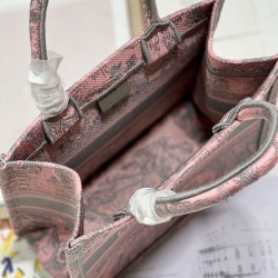 Fake Christian Dior Small Dior Book Tote Bag Pink Replica