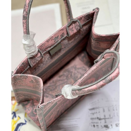 Fake Christian Dior Small Dior Book Tote Bag Pink Replica Fake Christian Dior Small Dior Book Tote Bag Pink Replica