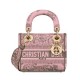 Replica Christian Dior Mini Lady D-Lite Bag Pink Replica Christian Dior Mini Lady D-Lite Bag Pink