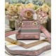 Replica Christian Dior Mini Lady D-Lite Bag Pink Replica Christian Dior Mini Lady D-Lite Bag Pink