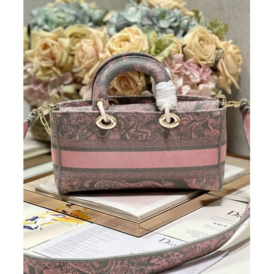 Replica Christian Dior Medium Lady D-Joy Bag Pink Replica Christian Dior Medium Lady D-Joy Bag Pink