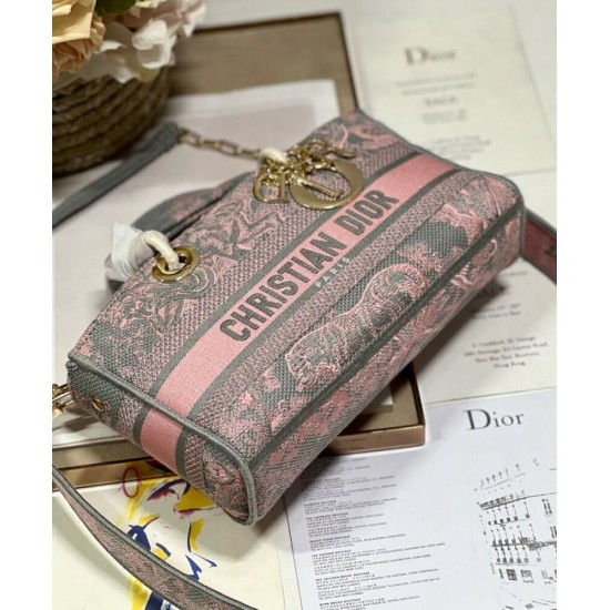 Replica Christian Dior Medium Lady D-Joy Bag Pink Replica Christian Dior Medium Lady D-Joy Bag Pink