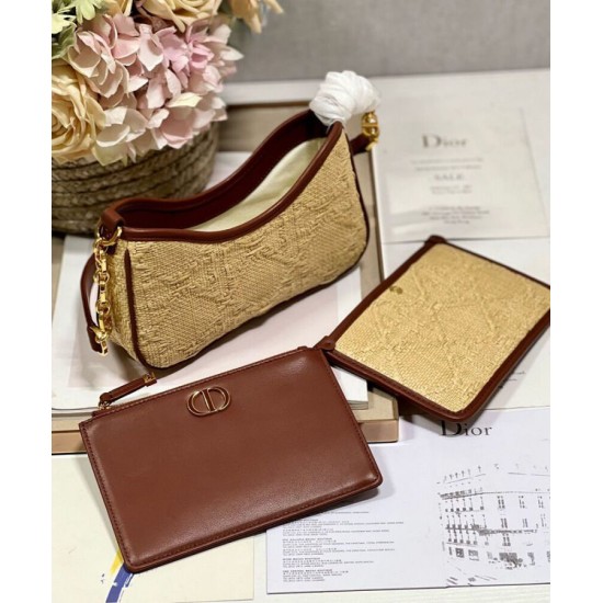 Fake Christian Dior 30 Montaigne Hobo Avenue Mini Bag Apricot Replica Replica Christian Dior 30 Montaigne Hobo Avenue Mini Bag Apricot