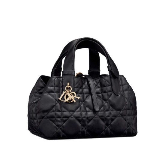 Fake Christian Dior Small /Medium Dior Toujours Bag Black Replica Replica Christian Dior Small /Medium Dior Toujours Bag Black