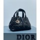 Fake Christian Dior Small /Medium Dior Toujours Bag Black Replica Replica Christian Dior Small /Medium Dior Toujours Bag Black
