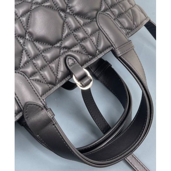 Fake Christian Dior Small /Medium Dior Toujours Bag Black Replica Replica Christian Dior Small /Medium Dior Toujours Bag Black