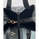 Fake Christian Dior Small /Medium Dior Toujours Bag Black Replica Replica Christian Dior Small /Medium Dior Toujours Bag Black