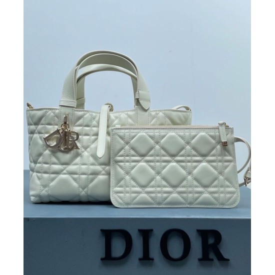 Replica Christian Dior Small /Medium Dior Toujours Bag Cream Fake Christian Dior Small /Medium Dior Toujours Bag Cream Replica