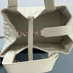 Fake Christian Dior Small /Medium Dior Toujours Bag Cream Replica
