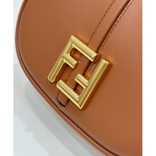 Fake C'mon Small Satchel bag with curved 8BS082 Coffee Replica Fake C'mon Small Satchel bag with curved 8BS082 Coffee Replica