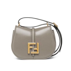 Replica C'mon Small /Medium Satchel bag with curved 8BS082 Gray