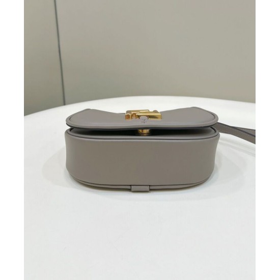 Fake C'mon Small /Medium Satchel bag with curved 8BS082 Gray Replica Replica C'mon Small /Medium Satchel bag with curved 8BS082 Gray