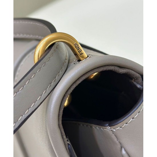 Fake C'mon Small /Medium Satchel bag with curved 8BS082 Gray Replica Replica C'mon Small /Medium Satchel bag with curved 8BS082 Gray