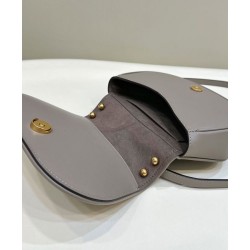 Replica C'mon Small /Medium Satchel bag with curved 8BS082 Gray