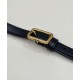 Replica C'mon Small /Medium Satchel bag with curved 8BS082 Black