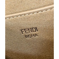 Replica C'mon Small Satchel bag with curved 8BS082 White