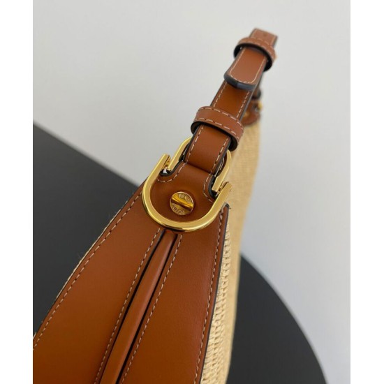 Replica Fgraphy Small Hobo Bag 8BR798 Coffee