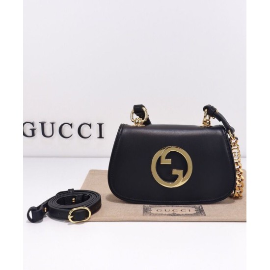 Replica Gucci Blondie Mini Shoulder Bag 724645 Black Replica Gucci Blondie Mini Shoulder Bag 724645 Black