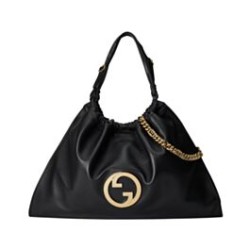 Fake Gucci Blondie Large Tote Bag 747372 Black Replica