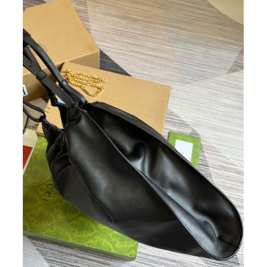 Replica Gucci Blondie Large Tote Bag 747372 Black Fake Gucci Blondie Large Tote Bag 747372 Black Replica