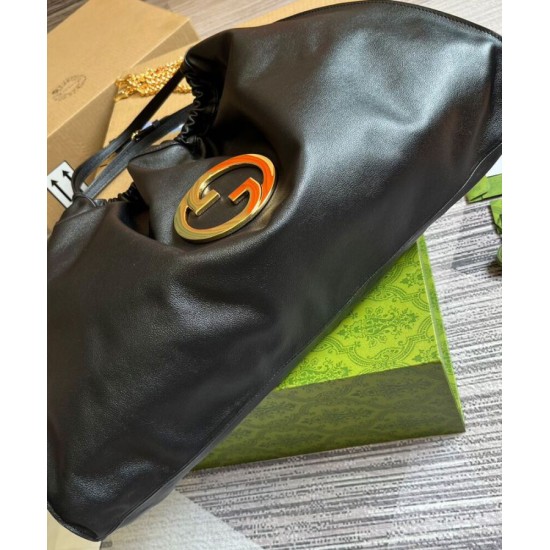 Replica Gucci Blondie Large Tote Bag 747372 Black Fake Gucci Blondie Large Tote Bag 747372 Black Replica