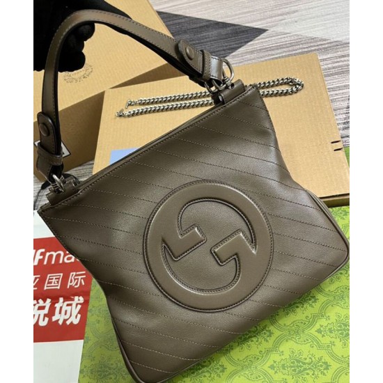 Fake Gucci Blondie Small Tote Bag 751518 Gray Replica Fake Gucci Blondie Small Tote Bag 751518 Gray Replica