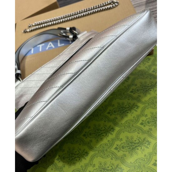 Replica Gucci Blondie Small Tote Bag 751518 Silver Replica Gucci Blondie Small Tote Bag 751518 Silver