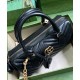 Replica Gucci GG Marmont Small Top Handle Bag 746319 Black Replica Gucci GG Marmont Small Top Handle Bag 746319 Black
