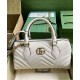 Replica Gucci GG Marmont Small Top Handle Bag 746319 Cream Replica Gucci GG Marmont Small Top Handle Bag 746319 Cream