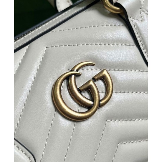Replica Gucci GG Marmont Small Top Handle Bag 746319 Cream Replica Gucci GG Marmont Small Top Handle Bag 746319 Cream