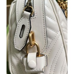 Replica Gucci GG Marmont Small Top Handle Bag 746319 Cream Replica Gucci GG Marmont Small Top Handle Bag 746319 Cream