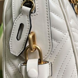 Replica Gucci GG Marmont Small Top Handle Bag 746319 Cream