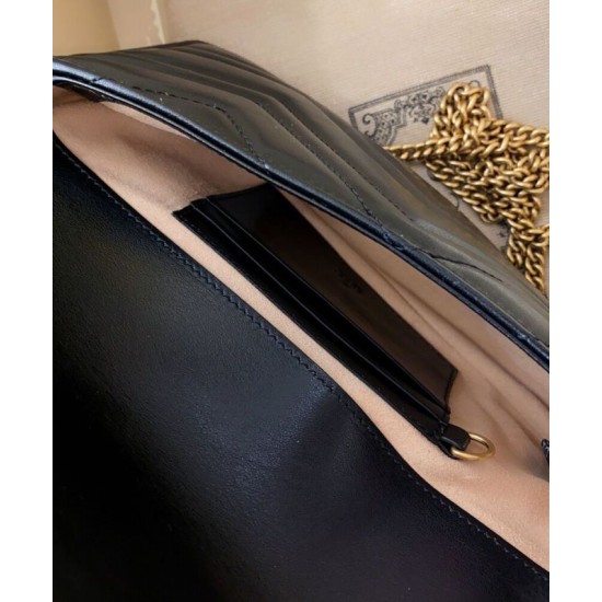 Replica Gucci GG Marmont Mini Bag 751526 Black Replica Gucci GG Marmont Mini Bag 751526 Black