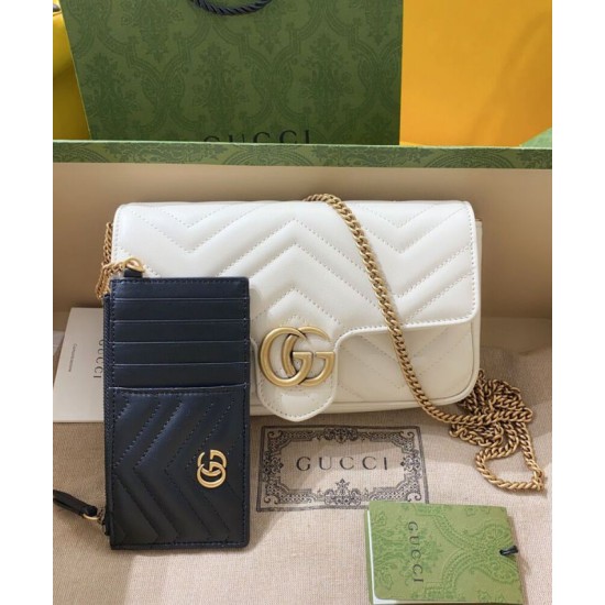 Replica Gucci GG Marmont Mini Bag 751526 Cream Replica Gucci GG Marmont Mini Bag 751526 Cream