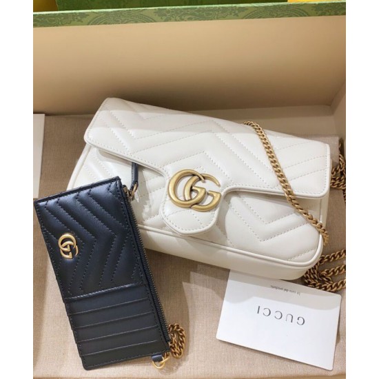 Replica Gucci GG Marmont Mini Bag 751526 Cream Replica Gucci GG Marmont Mini Bag 751526 Cream