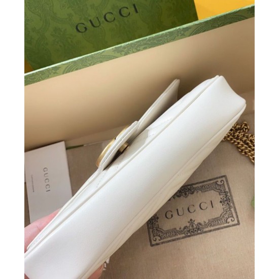 Replica Gucci GG Marmont Mini Bag 751526 Cream Replica Gucci GG Marmont Mini Bag 751526 Cream
