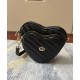 Replica Gucci Interlocking Mini Heart Shoulder Bag 751628 Black Replica Gucci Interlocking Mini Heart Shoulder Bag 751628 Black
