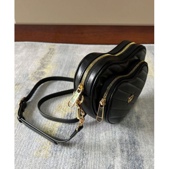 Replica Gucci Interlocking Mini Heart Shoulder Bag 751628 Black Replica Gucci Interlocking Mini Heart Shoulder Bag 751628 Black