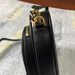 Replica Gucci Interlocking Mini Heart Shoulder Bag 751628 Black