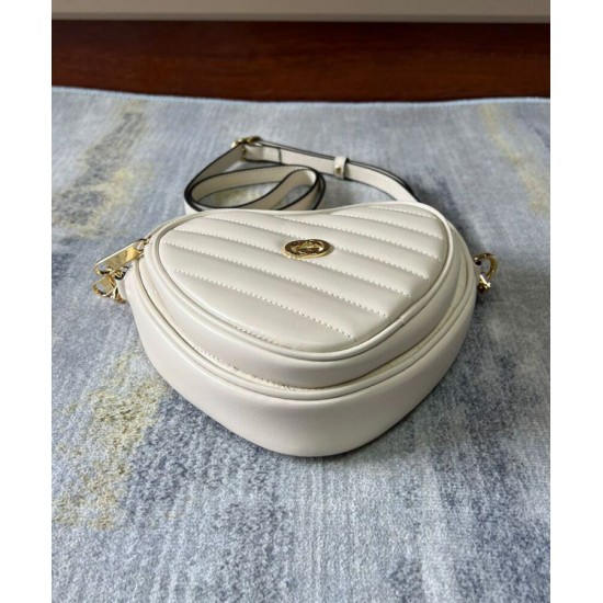 Replica Gucci Interlocking Mini Heart Shoulder Bag 751628 Cream Replica Gucci Interlocking Mini Heart Shoulder Bag 751628 Cream