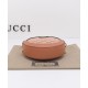Fake Gucci Ophidia GG Mini Round Shoulder Bag 550618 Pink Replica