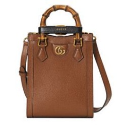 Replica Gucci Diana Mini Tote Bag 739079 Coffee