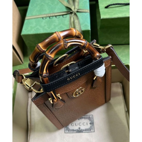 Replica Gucci Diana Mini Tote Bag 739079 Coffee Replica Gucci Diana Mini Tote Bag 739079 Coffee
