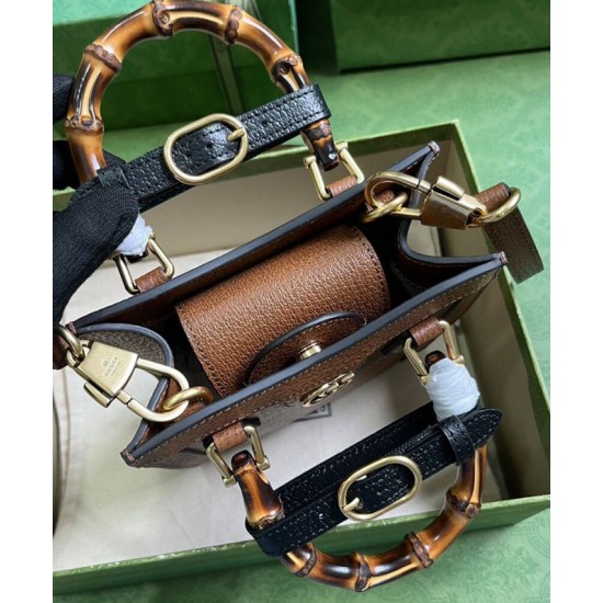 Replica Gucci Diana Mini Tote Bag 739079 Coffee Replica Gucci Diana Mini Tote Bag 739079 Coffee